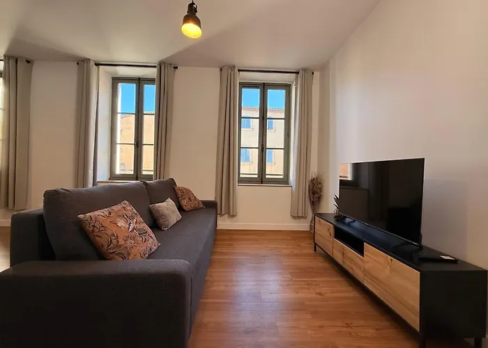 Appartamento L'ébène - Wifi - Proche Des Halles Et Du Centre Narbona